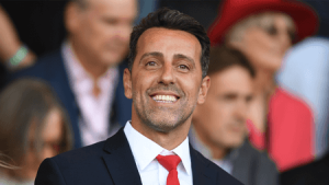 Edu reacts to Champions League draw