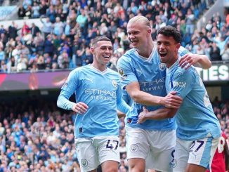 Manchester City thrash Nottingham Forest 2:0 to stay top of EPL