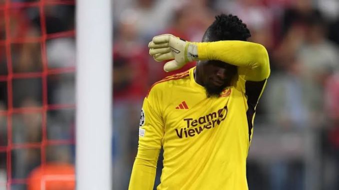 UCL: MAN 2:3 GAL Andre Onana spreads chaos when calmness was needed. 